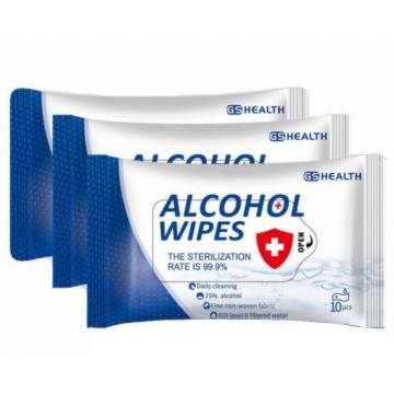 200pcs/barrel manufacturer customized 75% alcohol wipes for cleaning and disinfection wipes