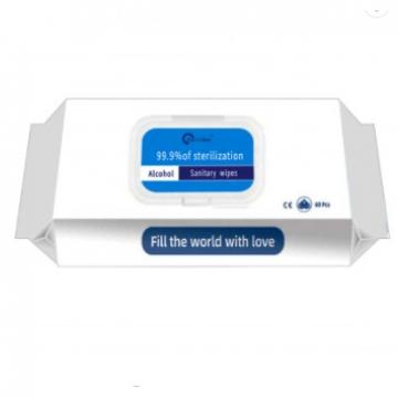 Alcohol free single pack restaurant wipe for cleaning