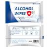 100pcs Disposable Wipes Alcohol Wiping Pads with 70% Isopropyl Alcohol