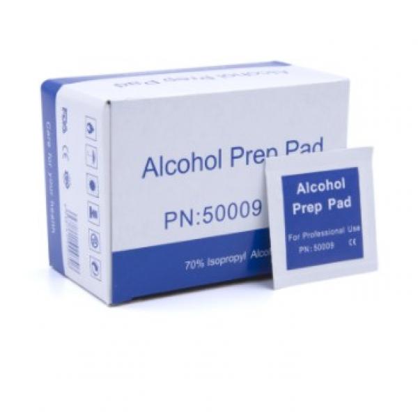 Extra Large Medical Rubbing Alcohol Prep Pads FDA