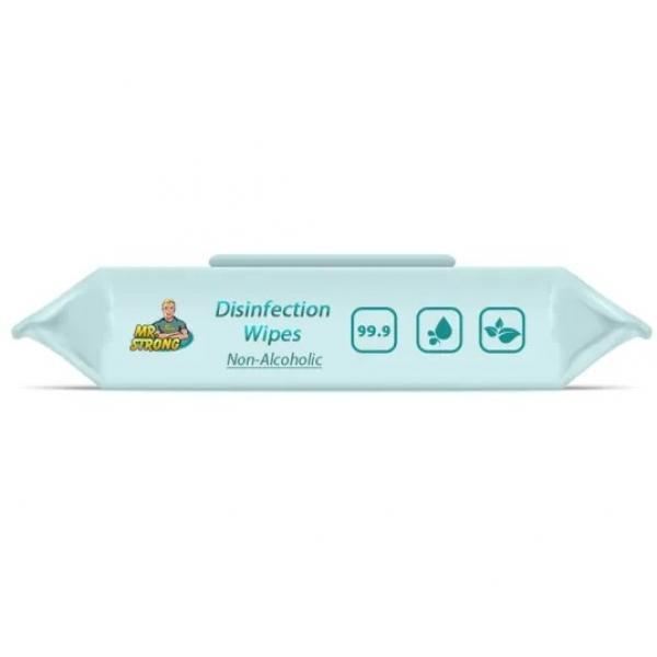 Professional disinfecting cleanning custom antibacterial wet wipes /tissues in canister kill virus and germs factory price