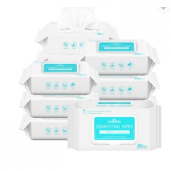 Patient Bed Bath Wet Cleaning Wipes with 75% Alcohol